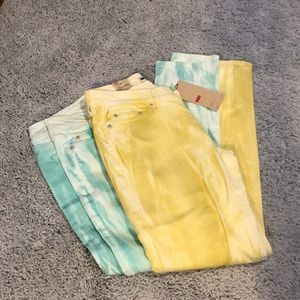 Levi’s 535 Cut Tie-Dye Jeans